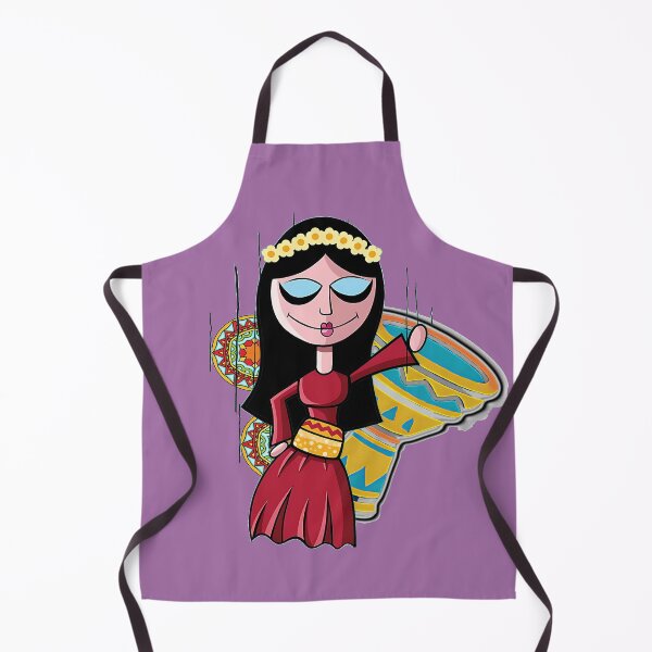 Item preview, Folk Dancing Puppet Girl – Colorful Joyful Art Sticker designed and sold by TaleOfTwo.