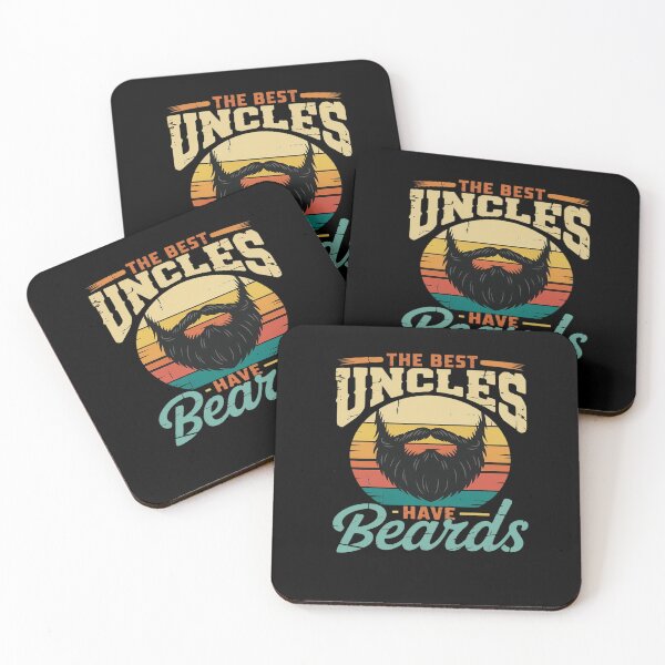 Item preview, The Best Uncles Have Beards Men Bearded Dad Beard Father designed and sold by HaileyRobel.