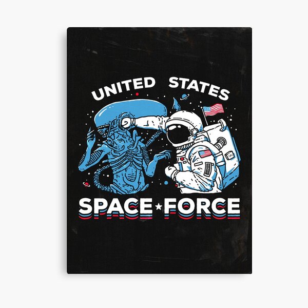 United States Space Force Shirt Canvas Print