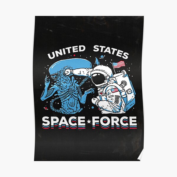 United States Space Force Shirt Poster