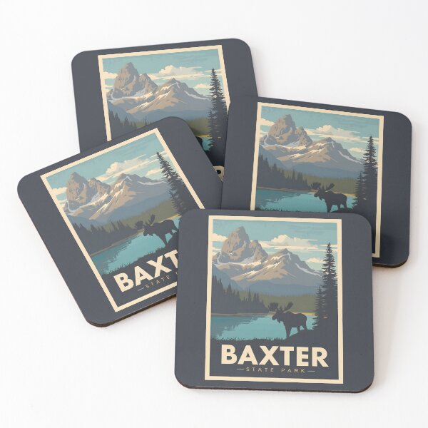 Item preview, Baxter State Park - Maine  designed and sold by GoodOldVintage.