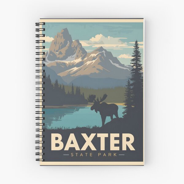 Item preview, Baxter State Park - Maine  designed and sold by GoodOldVintage.