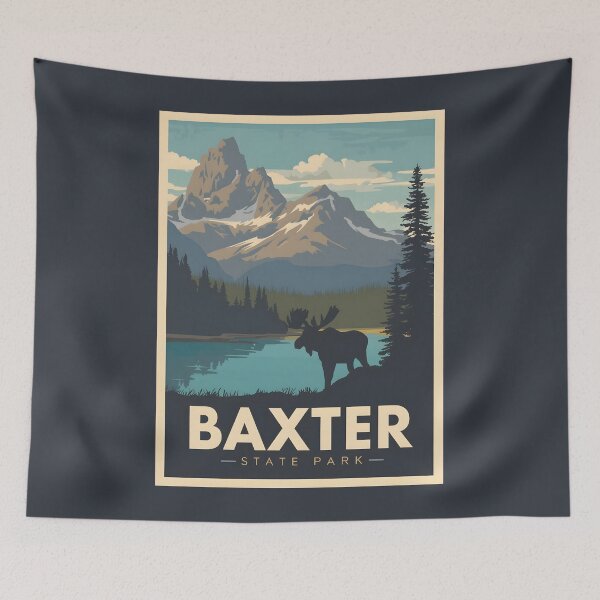 Item preview, Baxter State Park - Maine  designed and sold by GoodOldVintage.