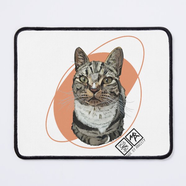 Item preview, Llew the Loving Tabby – Rescue Cat Art designed and sold by Made-by-Anxiety.