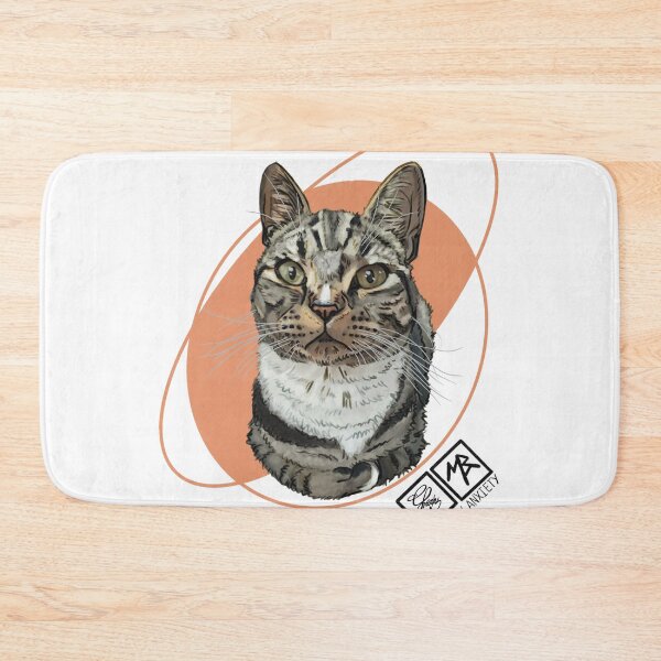 Item preview, Llew the Loving Tabby – Rescue Cat Art designed and sold by Made-by-Anxiety.