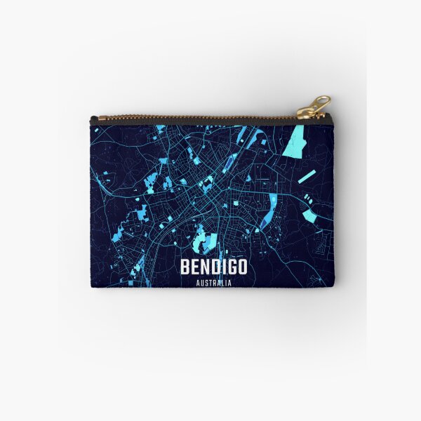 Item preview, Bendigo Midnight City Map designed and sold by HomeLivingCo.