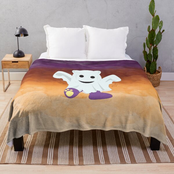 Item preview, Mr.purple bear becomes the blanket ghost designed and sold by Figaro-17.