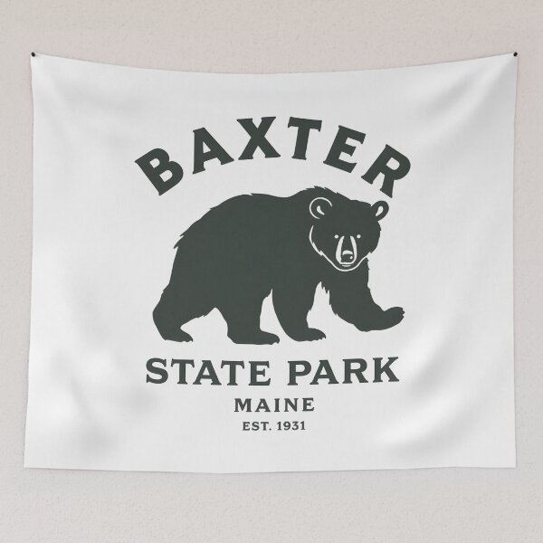 Item preview, Baxter State Park - Maine  designed and sold by GoodOldVintage.