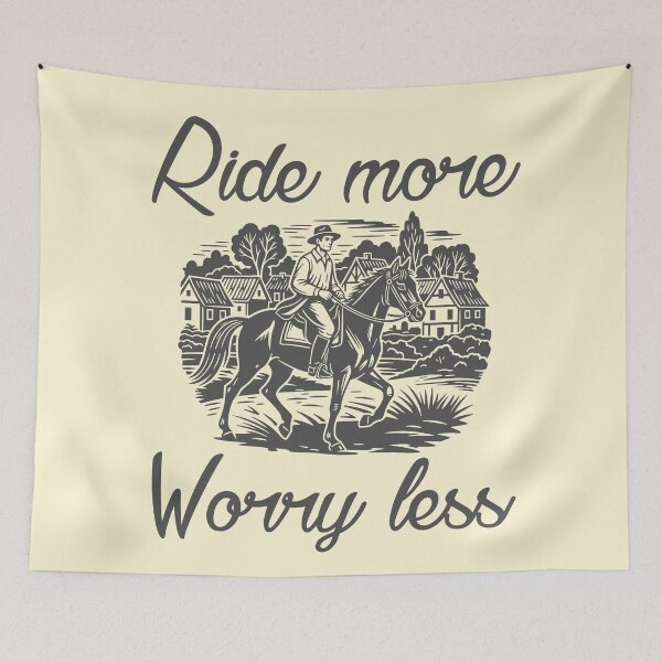 Item preview, Funny, Ride More Worry Less Horse Riding designed and sold by Colorfulman.