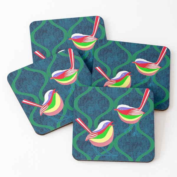 Item preview, Retro Rainbow Fairywren Play designed and sold by Catherine Morgans.