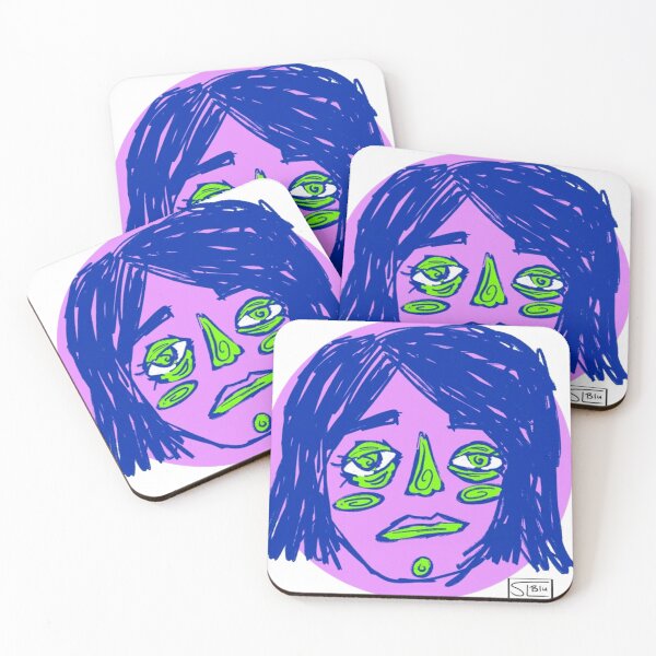 Item preview, Baby Purple sketchy face  designed and sold by bekacosive.