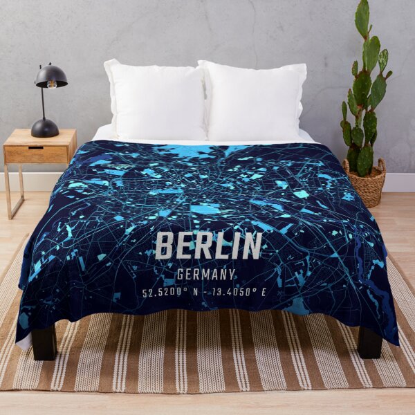 Item preview, Berlin Midnight City Map designed and sold by HomeLivingCo.