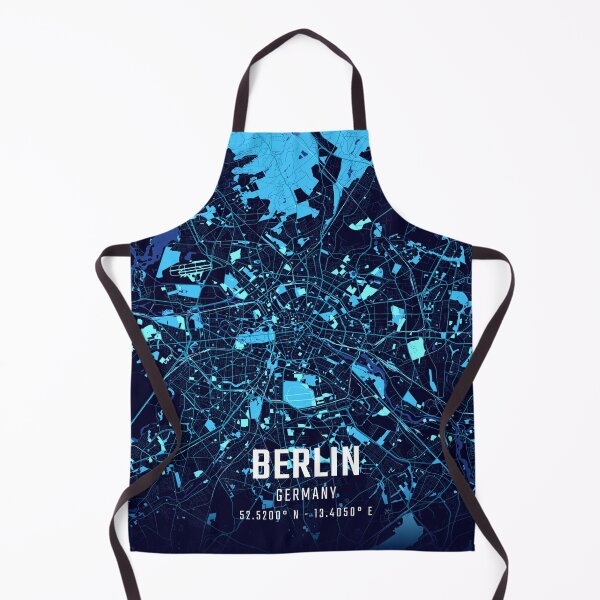 Item preview, Berlin Midnight City Map designed and sold by HomeLivingCo.