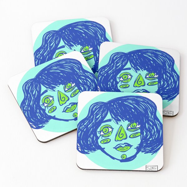 Item preview, Mint sketchy face  designed and sold by bekacosive.