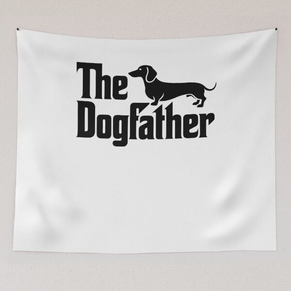 Item preview, The Dogfather Dachshund Wiener Dog Funny Father Dog Lover designed and sold by HaileyRobel.