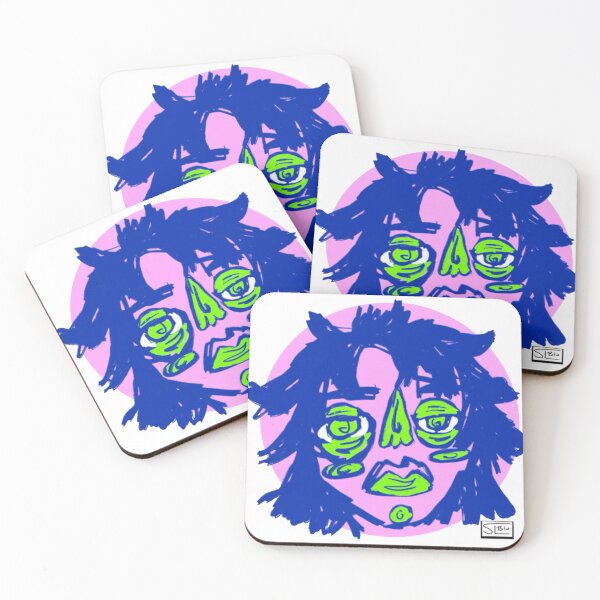 Item preview, Pink sketchy face  designed and sold by bekacosive.