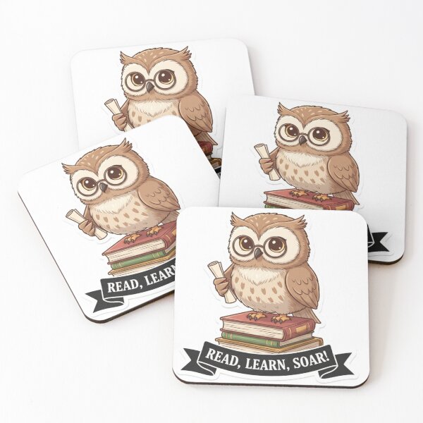 Item preview, Cute Owl Reading Sticker. T-Shirt | Smart Student Book Lover Gift. designed and sold by ZyVoAli.