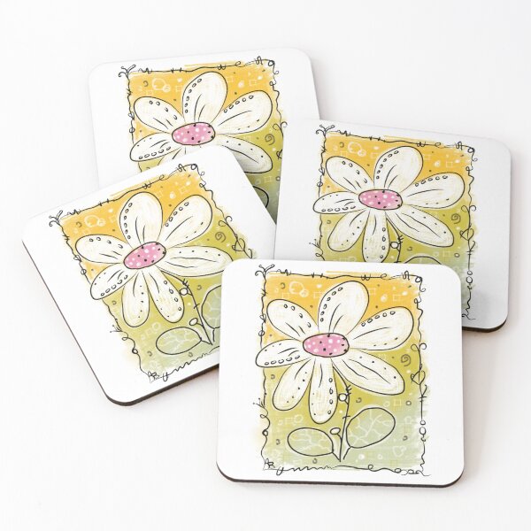 Item preview, Golden Glow Daisy Doodle designed and sold by satosakaa.