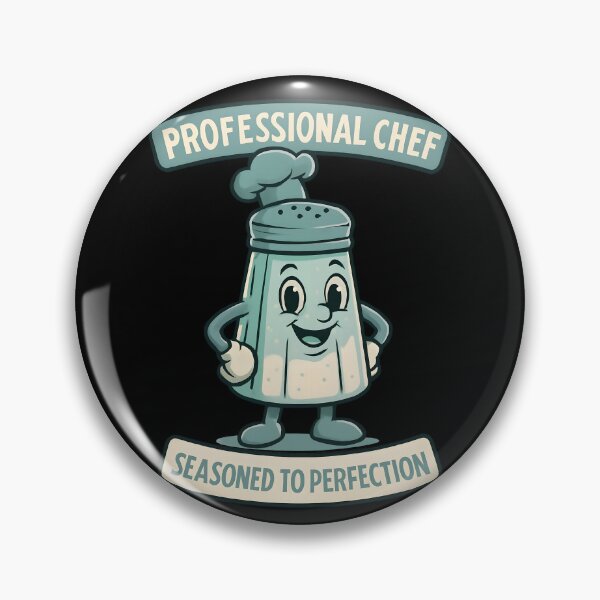 Item preview, Professional Chef Seasoned to Perfection Funny Cooking Pun designed and sold by TeeTimeTreasure.