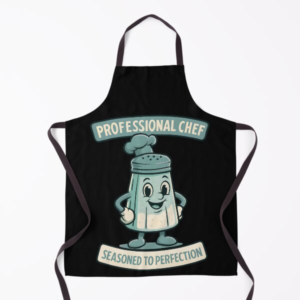 Item preview, Professional Chef Seasoned to Perfection Funny Cooking Pun designed and sold by TeeTimeTreasure.