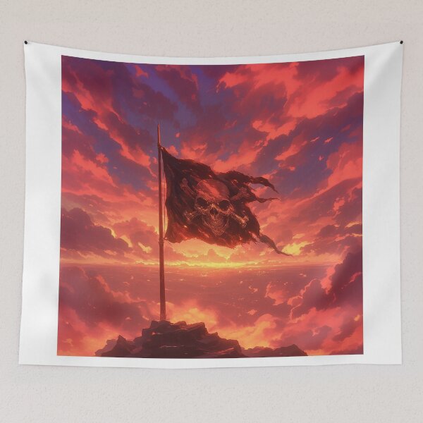 Item preview, Skull Flag of the Burning Horizon designed and sold by Christian Weiss.