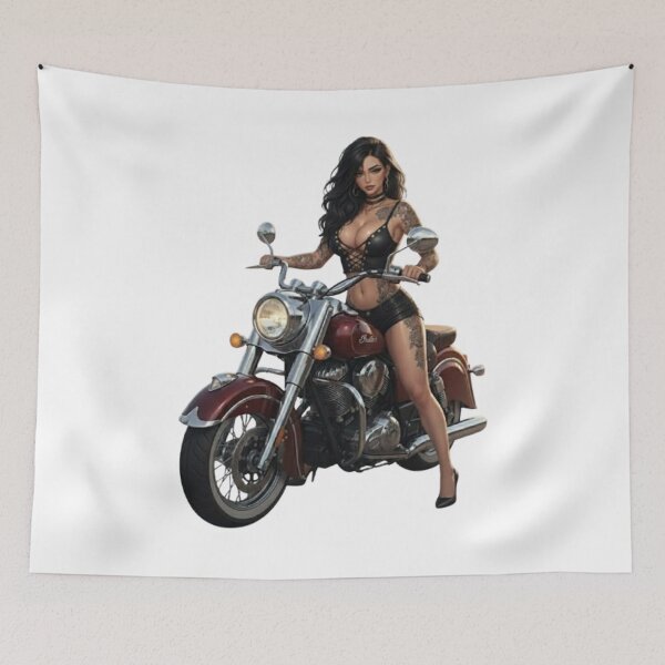 Item preview, "Biker Rebels: The Feminine Elegance" designed and sold by CHRIST5000.