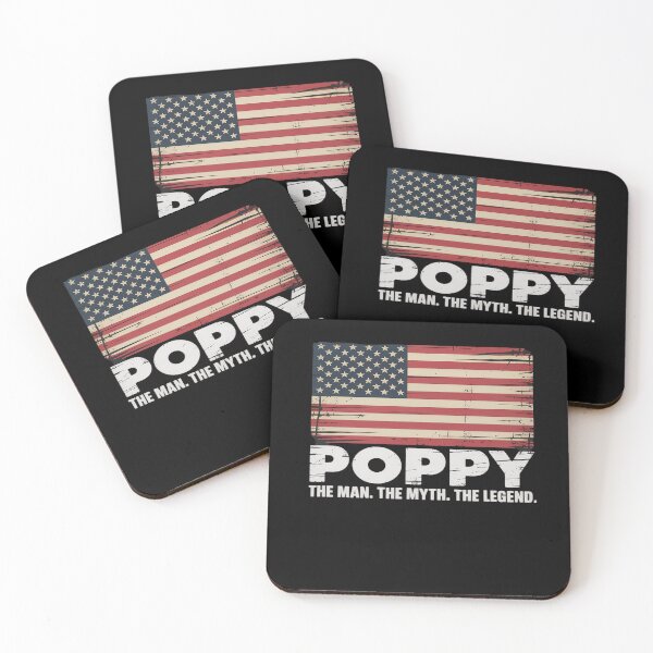 Item preview, Poppy The Man The Myth The Legend Grandpa designed and sold by HaileyRobel.