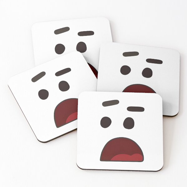 Item preview, Shocked Face Minimalist Emoji | Surprised Reaction Meme Art designed and sold by HBDStudio.