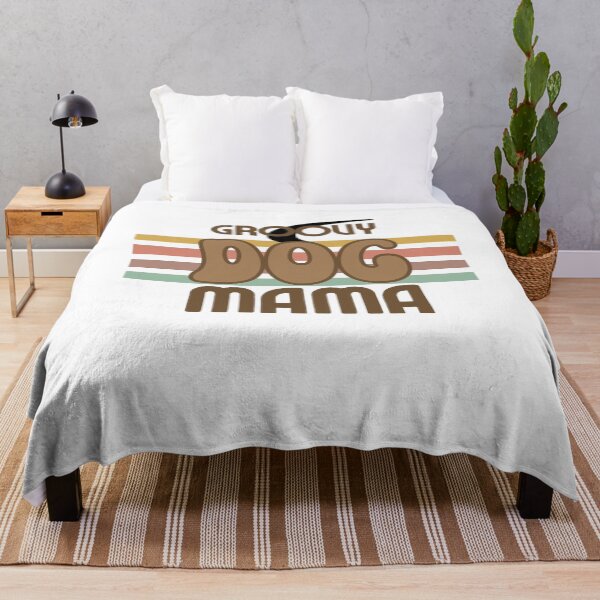 Item preview, Groovy Dog Mama Retro Vintage Design designed and sold by Pokah79.