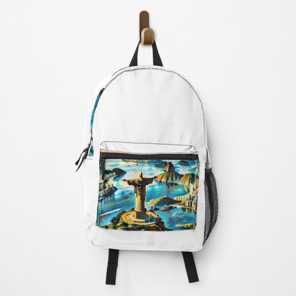 Item preview, Christ The Redeemer Painting - Impressionist Rio de Janeiro Travel Art | Brazil Landmark designed and sold by SergioMiklos.