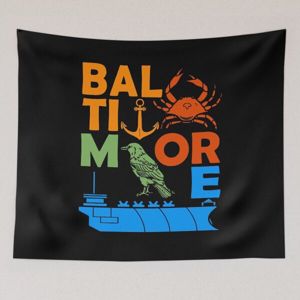 Item preview, Recuerdos de Baltimore, Maryland, para hombres, Harbour, Baltimore designed and sold by DSWShirts.