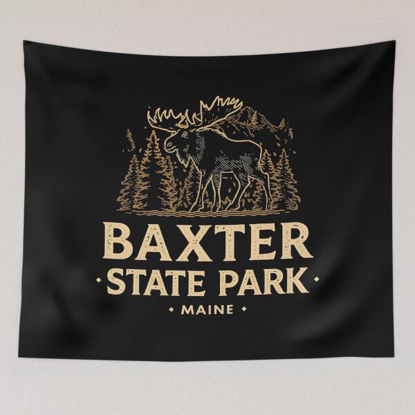 Item preview, Baxter State Park - Maine  designed and sold by GoodOldVintage.