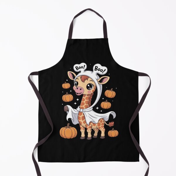Item preview, Womens Giraffe Boo Halloween Animal Pumpkin Fun Costume Party V00  designed and sold by ClassicAnthony.