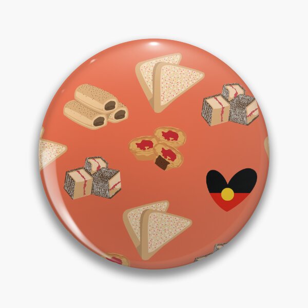 Item preview, Australiana | Orange Background | Savoury & Sweet Treats designed and sold by KajunuNgara.