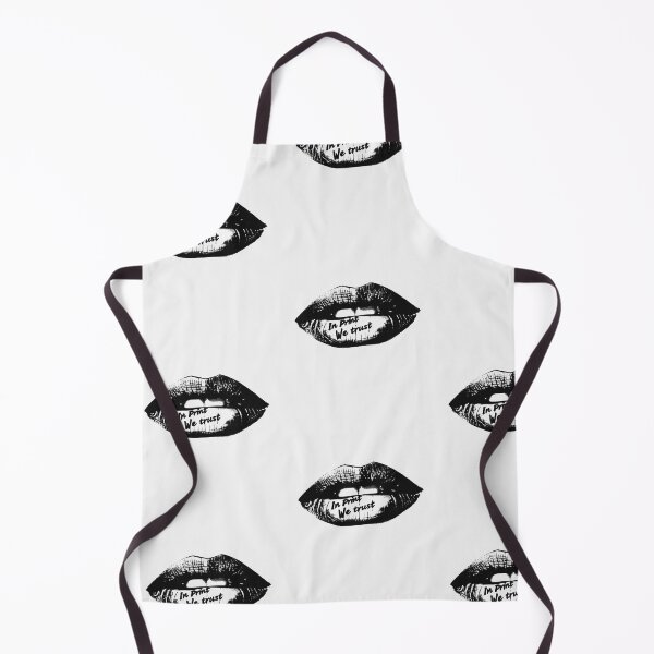 Item preview, In Print We Trust – Metallic Lip Art designed and sold by flowerpower999.