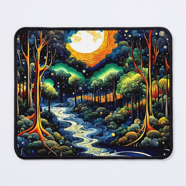 Item preview, Moon over turbulent stream 1 designed and sold by George Hutton Hunter.