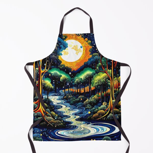 Item preview, Moon over turbulent stream 1 designed and sold by George Hutton Hunter.