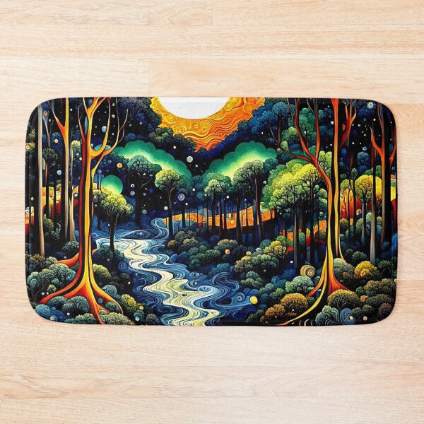 Item preview, Moon over turbulent stream 1 designed and sold by George Hutton Hunter.