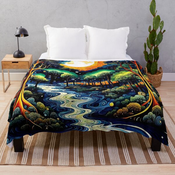 Item preview, Moon over turbulent stream 1 designed and sold by George Hutton Hunter.