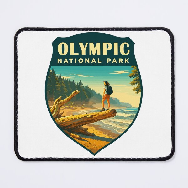 Item preview, Olympic National Park Retro Sticker designed and sold by Ismeal Von.