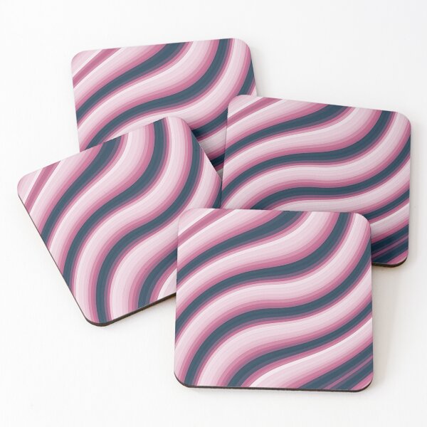 Item preview, Abstract Pink Waves designed and sold by V-ForAll.