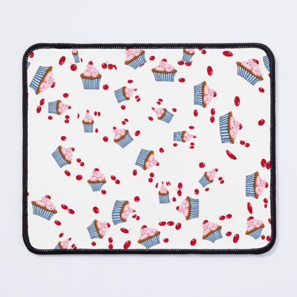 Item preview, Delightful Cupcake and Cherry Pattern designed and sold by Nature Nblossom.