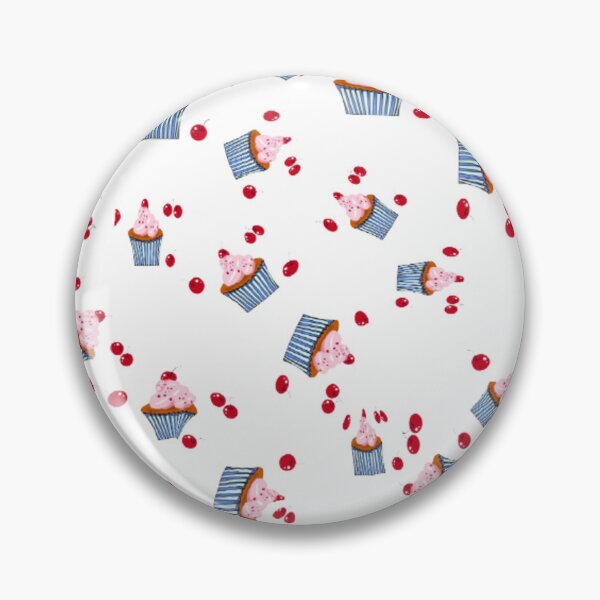 Item preview, Delightful Cupcake and Cherry Pattern designed and sold by Nature Nblossom.
