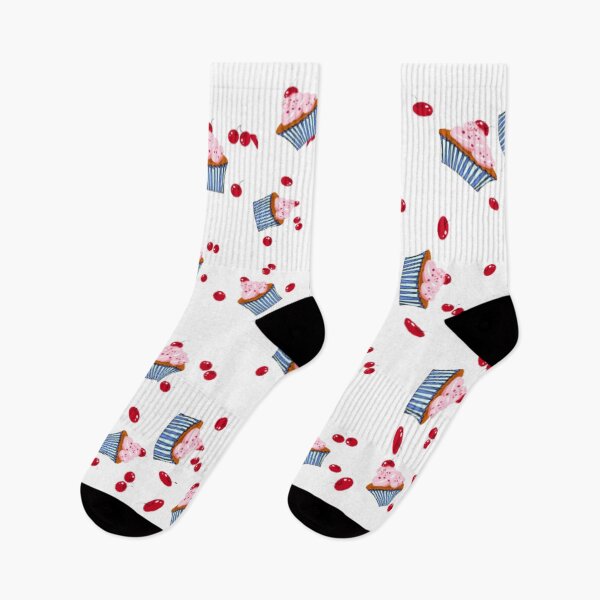 Item preview, Delightful Cupcake and Cherry Pattern designed and sold by Nature Nblossom.