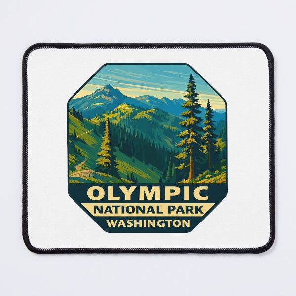 Item preview, Olympic National Park Retro Sticker designed and sold by Ismeal Von.