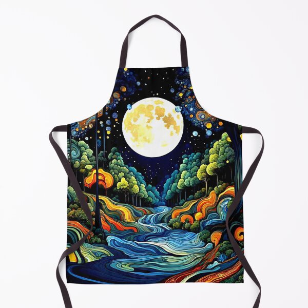 Item preview, Moon over turbulent stream 2 designed and sold by George Hutton Hunter.