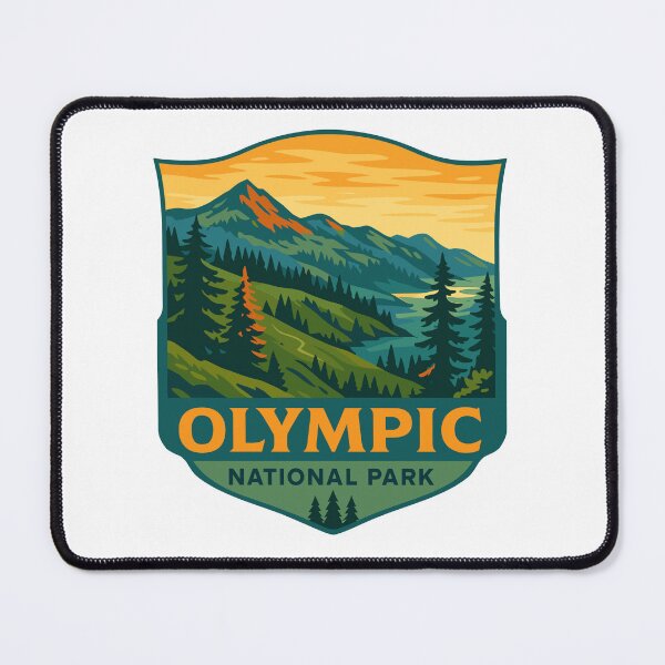 Item preview, Olympic National Park Retro Sticker designed and sold by Ismeal Von.
