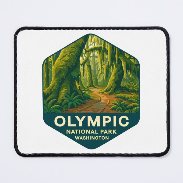 Item preview, Olympic National Park Retro Sticker designed and sold by Ismeal Von.