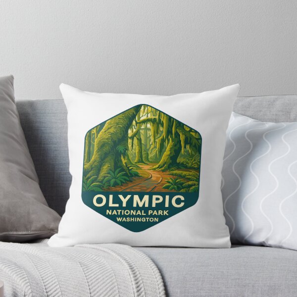 Item preview, Olympic National Park Retro Sticker designed and sold by Ismeal Von.