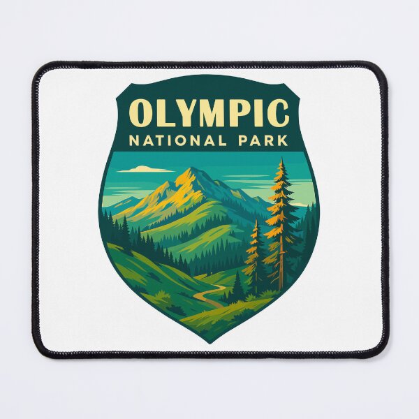 Item preview, Olympic National Park Retro Sticker designed and sold by Ismeal Von.